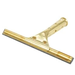 Unger® Unger GS250 GoldenClip 10" Window Squeegee With Brass Handle -Carlisle Shop 1033764