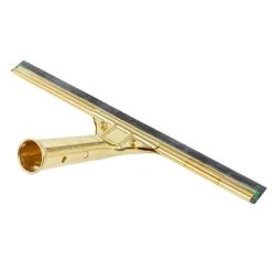 Unger® Unger GS300 GoldenClip 12" Window Squeegee With Brass Handle -Carlisle Shop 1033770