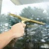 Unger® Unger GS300 GoldenClip 12" Window Squeegee With Brass Handle 2 Unger® Unger GS300 GoldenClip 12" Window Squeegee With Brass Handle -Carlisle Shop 1033959