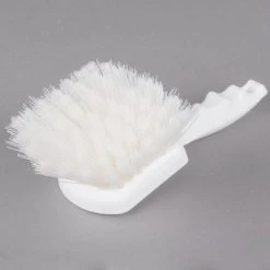 Carlisle 40541EC02 Sparta Spectrum 8" White General Clean Up / Pot Scrub Brush -Carlisle Shop 1310834