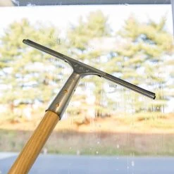 Carlisle 4007000 12" Window Squeegee With Steel Handle -Carlisle Shop 1453523