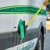 Carlisle 36129775 Flo Thru 10" Green Unflagged Dual Surface Vehicle And Wall Cleaning Brush -Carlisle Shop 1916791