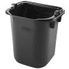 Rubbermaid 1857378 5 Qt. Black Heavy Duty Pail