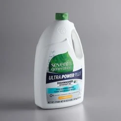 Seventh Generation 22929 65 Oz. Ultra Power Plus Citrus Dishwasher Detergent Gel - 6/Case