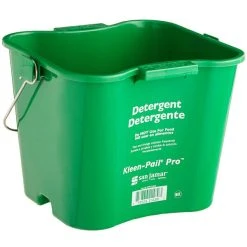 San Jamar KPP196GN 6 Qt. Green Cleaning Kleen-Pail Pro Bucket -Carlisle Shop 2129567
