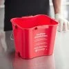 San Jamar KPP256RD 8 Qt. Red Sanitizing Kleen-Pail Pro Bucket -Carlisle Shop 2130589