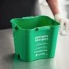 San Jamar KPP196GN 6 Qt. Green Cleaning Kleen-Pail Pro Bucket 1 San Jamar KPP196GN 6 Qt. Green Cleaning Kleen-Pail Pro Bucket -Carlisle Shop 2131169