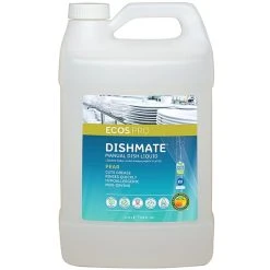 ECOS PL9720/04 Pro Dishmate 1 Gallon Pear Scented Manual Dishwashing Liquid - 4/Case