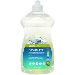 ECOS PL9720/6 Pro Dishmate 25 Oz. Pear Scented Manual Dishwashing Liquid - 6/Case