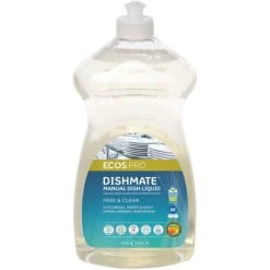 ECOS PL9721/6 Pro Dishmate 25 Oz. Free And Clear Manual Dishwashing Liquid - 6/Case