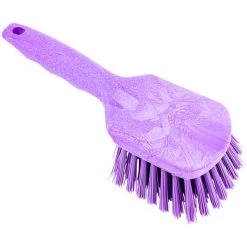 Carlisle 40541EC68 Sparta Spectrum 8" Purple General Clean Up / Pot Scrub Brush -Carlisle Shop 2174389