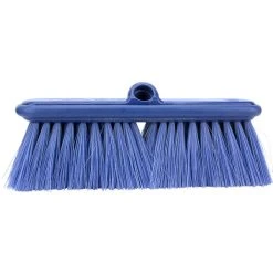 Carlisle 40050EC14 Sparta Flo Thru 9 1/2" Blue Flagged Vehicle And Wall Cleaning Brush -Carlisle Shop 2177795
