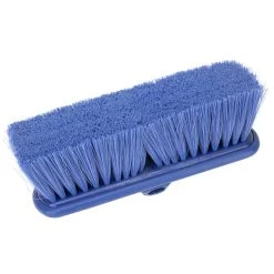Carlisle 40050EC14 Sparta Flo Thru 9 1/2" Blue Flagged Vehicle And Wall Cleaning Brush -Carlisle Shop 2177798