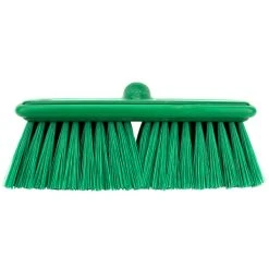 Carlisle 40050EC09 Sparta Flo Thru 9 1/2" Green Flagged Vehicle And Wall Cleaning Brush -Carlisle Shop 2177804