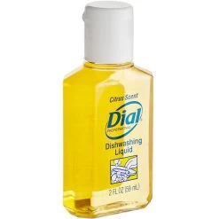 Dial® Dial Professional DIA32954 2 Oz. Citrus Scented Liquid Dish Soap - 144/Case -Carlisle Shop 2214954