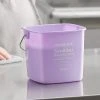 Noble Products King-Pail 3 Qt. Purple Allergen-Free Sanitizing Pail -Carlisle Shop 2217046