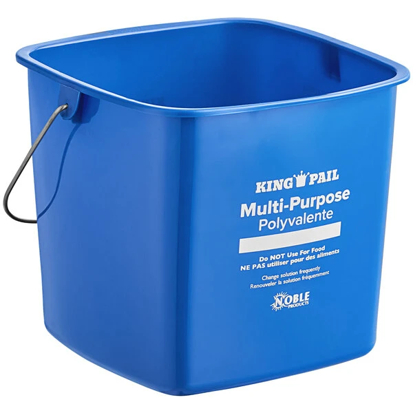 Noble Products King-Pail 6 Qt. Blue Cleaning Pail 4 Noble Products King-Pail 6 Qt. Blue Cleaning Pail - Image 2