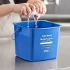 Noble Products King-Pail 8 Qt. Blue Cleaning Pail -Carlisle Shop 2220893