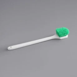Lavex Janitorial 20" Green Polyester Floating Utility / Pot Scrub Brush