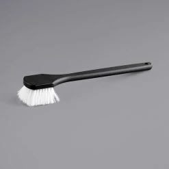 Choice 20" Black Nylon Utility / Pot Scrub Brush -Carlisle Shop 2398518