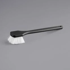 Choice 20" Black Polypropylene Utility / Pot Scrub Brush -Carlisle Shop 2398520