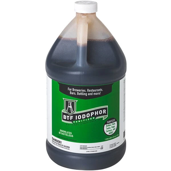 National Chemicals Inc. 11003 BTF Iodophor Brewery Equipment Sanitizer 1 Gallon 3 National Chemicals Inc. 11003 BTF Iodophor Brewery Equipment Sanitizer 1 Gallon