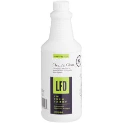 National Chemicals Inc. 21012 LFD Low Foam Concentrate Bar Glass Liquid Detergent 32 Oz.