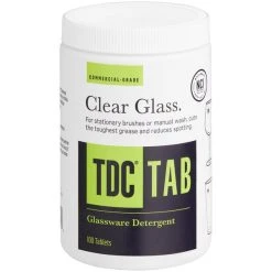 National Chemicals Inc. 23002 TDC Manual Bar Glass Detergent Tablet 100 Count