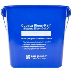 San Jamar KP196KCBL 6 Qt. Blue Cleaning Kleen-Color Pail -Carlisle Shop 554207