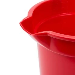 Continental 8114RD Huskee 14 Qt. Red Round Utility Bucket -Carlisle Shop 554241