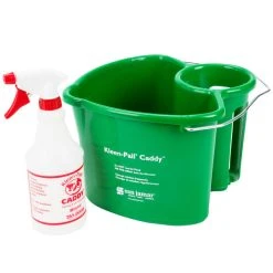 San Jamar KP500 Kleen-Pail Cleaning Caddy With Pail And Spray Bottle -Carlisle Shop 554520