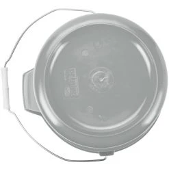 Continental 8110GY Huskee 10 Qt. Gray Round Utility Bucket -Carlisle Shop 554638