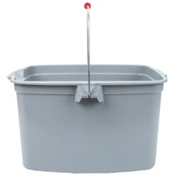 Rubbermaid FG262888GRAY 19 Qt. Divided Gray Bucket -Carlisle Shop 555012