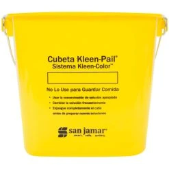 San Jamar KP196KCYL 6 Qt. Yellow Cleaning Kleen-Color Pail 7 San Jamar KP196KCYL 6 Qt. Yellow Cleaning Kleen-Color Pail -Carlisle Shop 569006