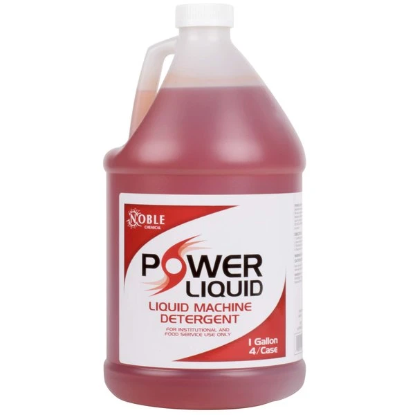 Noble Chemical 1 Gallon / 128 Oz. Power Liquid Dish Washing Machine Detergent - 4/Case 4 Noble Chemical 1 Gallon / 128 Oz. Power Liquid Dish Washing Machine Detergent - 4/Case - Image 2