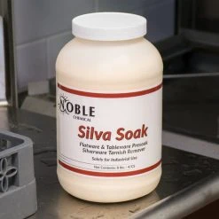 Noble Chemical 8 Lb. / 128 Oz. Silva Soak Tableware Presoak Powder - 4/Case