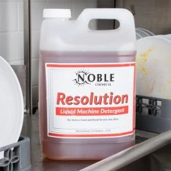 Noble Chemical 2.5 Gallon / 320 Oz. Resolution Dishwashing Machine Detergent - 2/Case