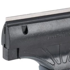 Unger® Unger EN100 ErgoTec Ninja 4" Black 2-in-1 Glass Scraper With Blade And Safety Cap -Carlisle Shop 834517