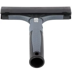 Unger® Unger ENH15 ErgoTec Ninja 6" Black 2-in-1 Glass Scraper With Blade, Safety Cap, And Holster -Carlisle Shop 834671