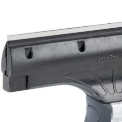 Unger® Unger EN150 ErgoTec Ninja 6" Black 2-in-1 Glass Scraper With Blade And Safety Cap -Carlisle Shop 834679