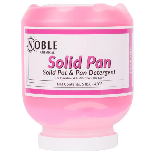 Noble Chemical 5 Lb. / 80 Oz. Solid Pan Detergent - 4/Case 4 Noble Chemical 5 Lb. / 80 Oz. Solid Pan Detergent - 4/Case - Image 2