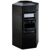 Commercial Zone 755301 45 Gallon Islander Series Black Bermuda 1 Hexagonal Waste Container With Paper Towel Dispenser, Squeegee, And Windshield Wash Station -Carlisle Shop 984377